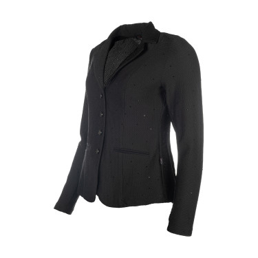 Chaqueta de concurso HKM Crystal Negro