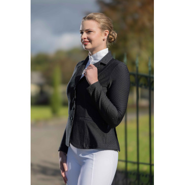 Chaqueta de concurso HKM Crystal Negro