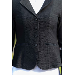 Chaqueta de concurso HKM Crystal Negro