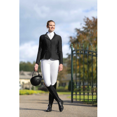 Chaqueta de concurso HKM Crystal Negro