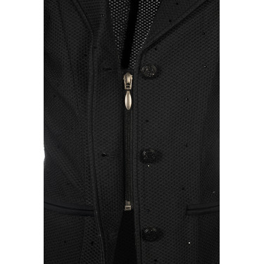 Chaqueta de concurso HKM Crystal Kids Negro