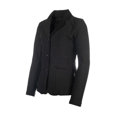 Chaqueta de concurso HKM Crystal Kids Negro