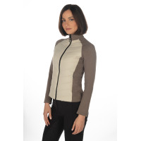 Chaqueta acolchada HKM Amalfi Beige / topo Multicolor