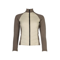 Chaqueta acolchada HKM Amalfi Beige / topo Multicolor