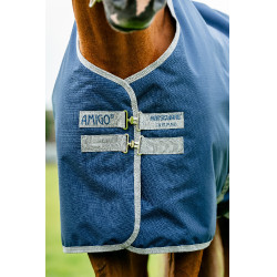Manta Horseware Amigo Ripstop 900D Turnout 200g Marino / gris titanio Azul marino