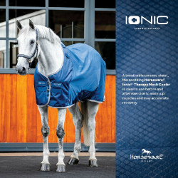 Manta Horseware Ionic Therapy Mesh Cooler Bleu imperial / argent /Marine Azul Manta Horseware Ionic Therapy Mesh Cooler Bleu imperial / argent /Marine Azul