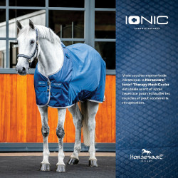 Manta Horseware Ionic Therapy Mesh Cooler Bleu imperial / argent /Marine Azul Manta Horseware Ionic Therapy Mesh Cooler Bleu imperial / argent /Marine Azul
