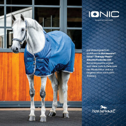 Manta Horseware Ionic Therapy Mesh Cooler Bleu imperial / argent /Marine Azul Manta Horseware Ionic Therapy Mesh Cooler Bleu imperial / argent /Marine Azul