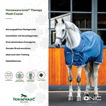 Manta Horseware Ionic Therapy Mesh Cooler Manta Horseware Ionic Therapy Mesh Cooler