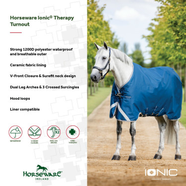 Manta Horseware Ionic Therapy Turnout 100g Manta Horseware Ionic Therapy Turnout 100g