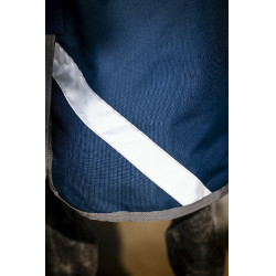 Manta Horseware Ionic Therapy Turnout 100g Bleu imperial / argent /Marine Azul