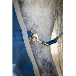 Manta Horseware Ionic Therapy Turnout 100g Bleu imperial / argent /Marine Azul
