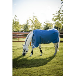 Manta Horseware Ionic Therapy Turnout 100g Bleu imperial / argent /Marine Azul