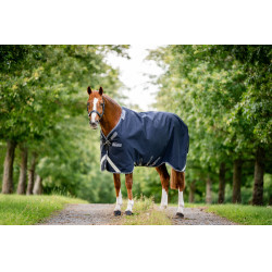Manta Horseware Rambo 1680D Turnout 250g VL Marino / tormenta / gris plateado Azul marino Manta Horseware Rambo 1680D Turnout 250g VL Marino / tormenta / gris plateado Azul marino