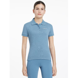 Polo LeMieux Young Rider Clásico Azul hielo