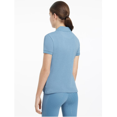 Polo LeMieux Young Rider Clásico Azul hielo