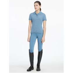 Polo LeMieux Young Rider Clásico Azul hielo