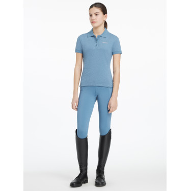 Polo LeMieux Young Rider Clásico Azul hielo
