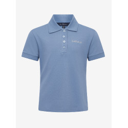 Polo LeMieux Young Rider Clásico Azul hielo