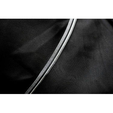 Manta Horseware Rambo 1680D Turnout Plus 100g Negro / tormenta / gris plateado