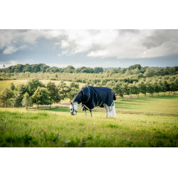 Manta Horseware Rambo 1680D Turnout Plus 100g Marino / tormenta / gris plateado Azul marino Manta Horseware Rambo 1680D Turnout Plus 100g Marino / tormenta / gris plateado Azul marino