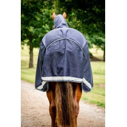 Manta Horseware Rambo Duo Ripstop Plus Turnout Bundle (100g + 100g + 200g) Marino / tormenta / gris plateado Azul marino
