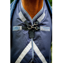 Manta Horseware Rambo Duo Ripstop Plus Turnout Bundle (100g + 100g + 200g) Marino / tormenta / gris plateado Azul marino