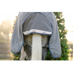 Manta Horseware Rhino Hexstop Plus Poney Turnout 0g Gris / índigo / marino