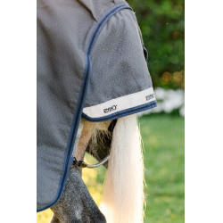 Manta Horseware Rhino Hexstop Plus Poney Turnout 100g Gris / índigo / marino