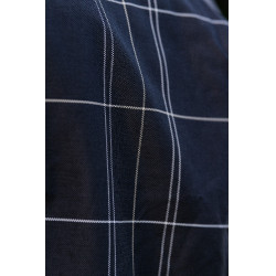 Cobertura Horseware Rhino Wug Poney Turnout 0g Negro / cuadros blanco gris