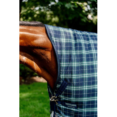 Cobertura Horseware Rhino Wug Turnout 0g Hunter check /Marine / vert Motifs