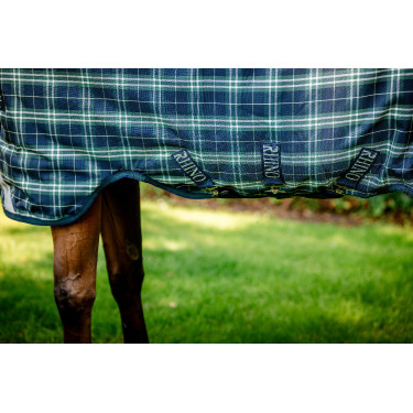 Cobertura Horseware Rhino Wug Turnout 0g Hunter check /Marine / vert Motifs