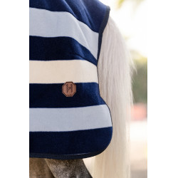 Manta polar Horseware Newmarket Poney Fleece Cooler Marine witney Azul marino
