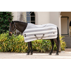 Manta polar Horseware Newmarket Poney Fleece Cooler Carbón de leña Witney Gris