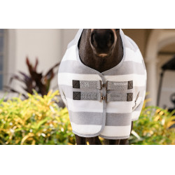 Manta polar Horseware Newmarket Poney Fleece Cooler Carbón de leña Witney Gris