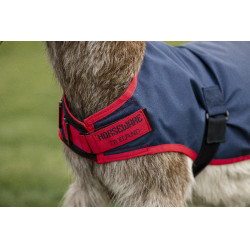 Manta para cabra Horseware 200g Azúl marino / rojo Manta para cabra Horseware 200g Azúl marino / rojo