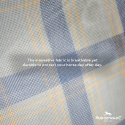 Cubrecuello anti-moscas Horseware Newmarket Marine witney Azul marino