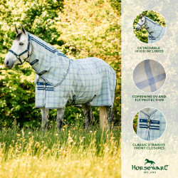 Cubrecuello anti-moscas Horseware Newmarket Marine witney Azul marino