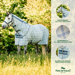 Cubrecuello anti-moscas Horseware Newmarket Marine witney Azul marino