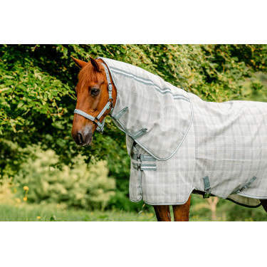 Cubrecuello anti-moscas Horseware Newmarket Carbón de leña Witney Gris
