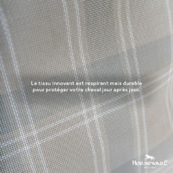 Cubrecuello anti-moscas Horseware Newmarket Carbón de leña Witney Gris