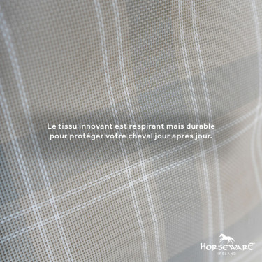 Cubrecuello anti-moscas Horseware Newmarket Carbón de leña Witney Gris