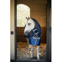 Cubrecuellos de cuadra Horseware Amigo Ripstop Insulator 200g Marino / gris titanio Azul marino
