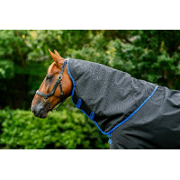 Cubrecuello Horseware Amigo Ripstop 900D Turnout Hood 150g Marino / gris titanio Azul marino