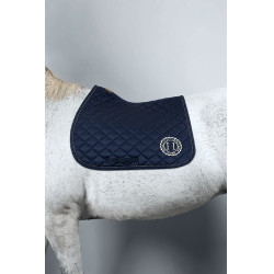 Alfombra Sunny y gorro Funny Harcour pack Marino / dorado claro Azul marino