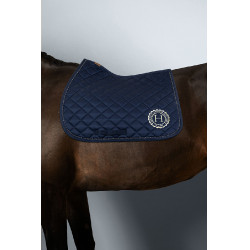 Alfombra Sunny y gorro Funny Harcour pack Marino / dorado claro Azul marino