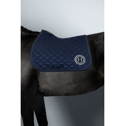 Alfombra Sunny y gorro Funny Harcour pack Marino / dorado claro Azul marino