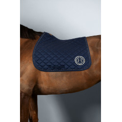 Alfombra Sunny y gorro Funny Harcour pack Marino / dorado claro Azul marino