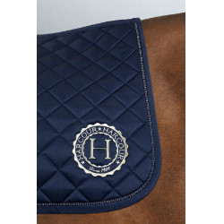 Alfombra Sunny y gorro Funny Harcour pack Marino / dorado claro Azul marino