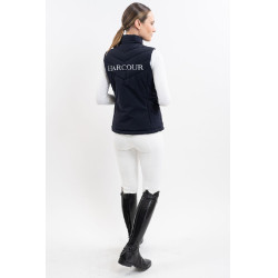 Chaleco sin mangas Harcour Pola mujer marine/blanc Azul